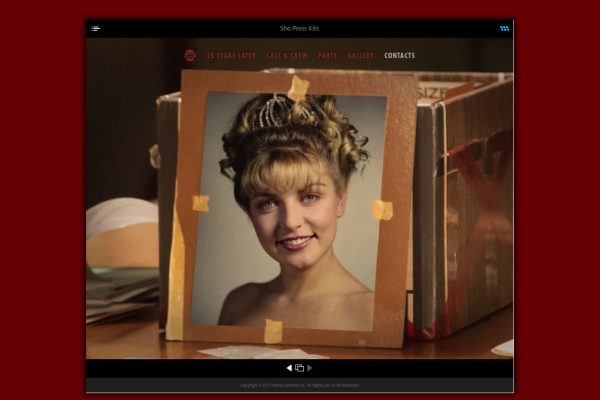 Top of Evidence Box with a photo of Laura Palmer