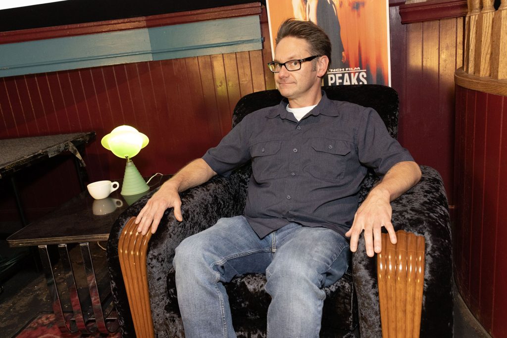 Jason Mattson sitting in chair