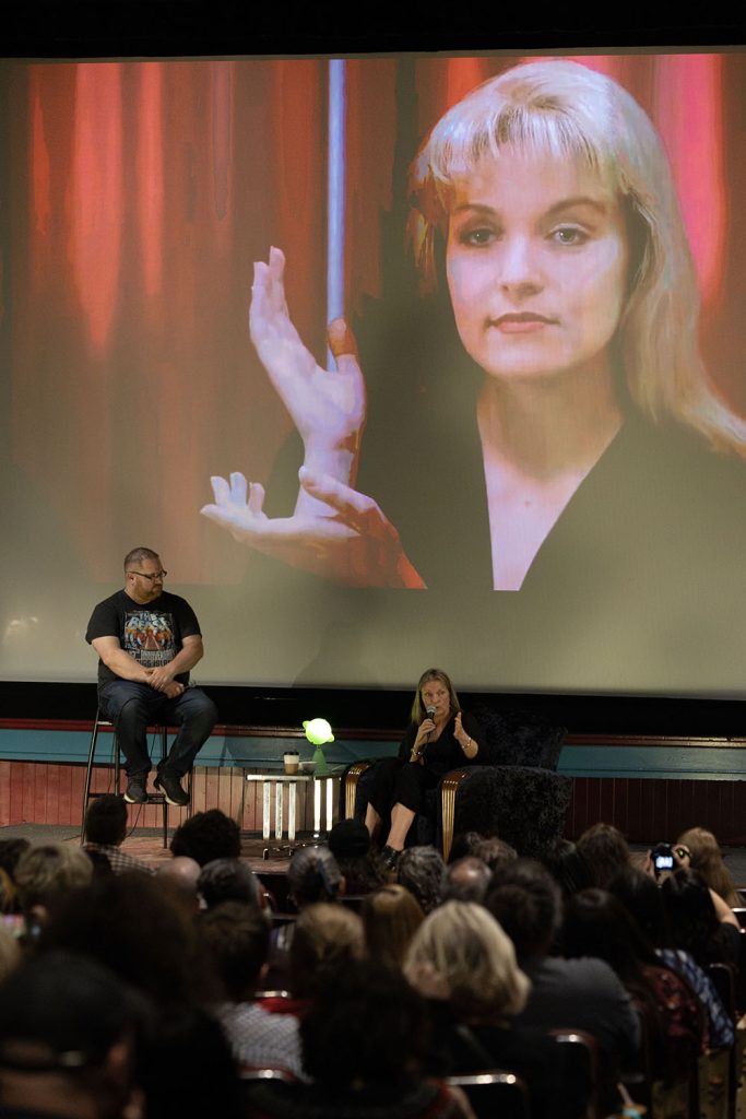 Sheryl Lee on stage