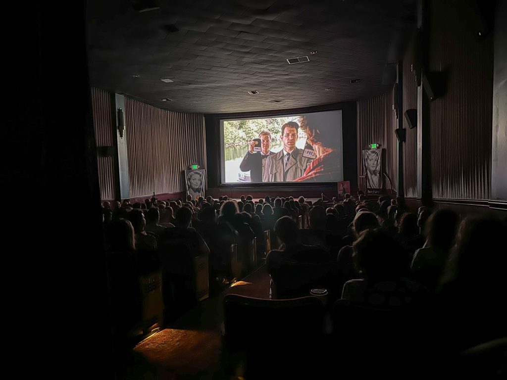 Inside of movie theatre