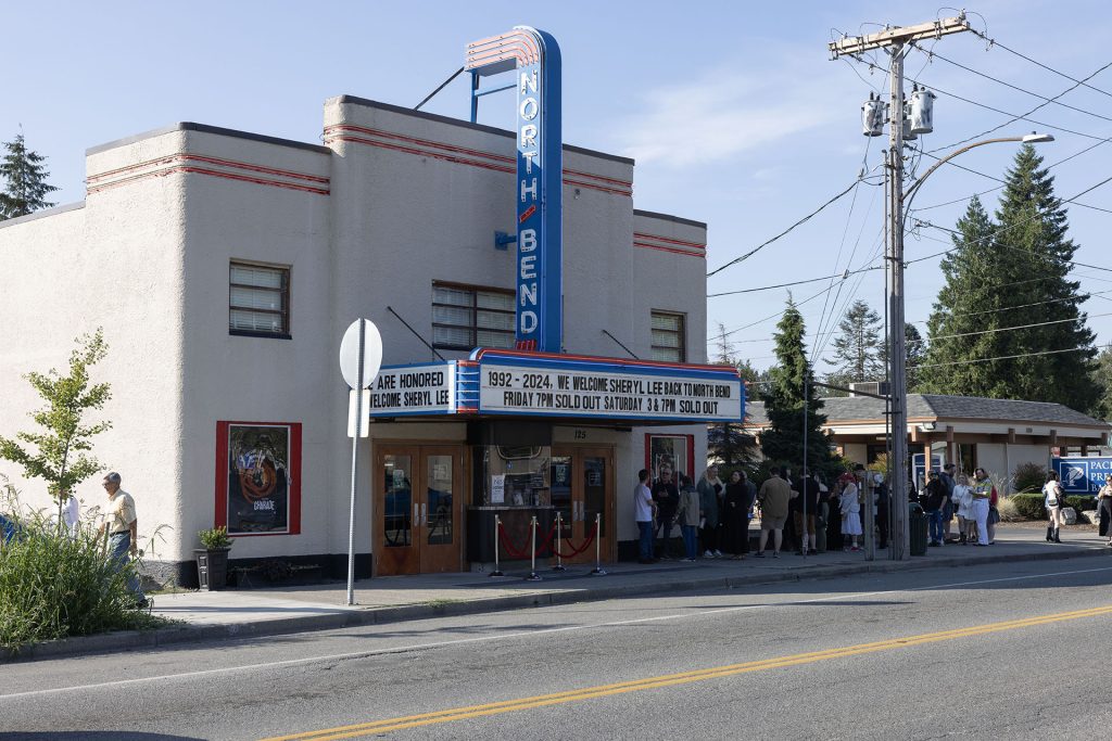 Exterior of North Bend Theatre