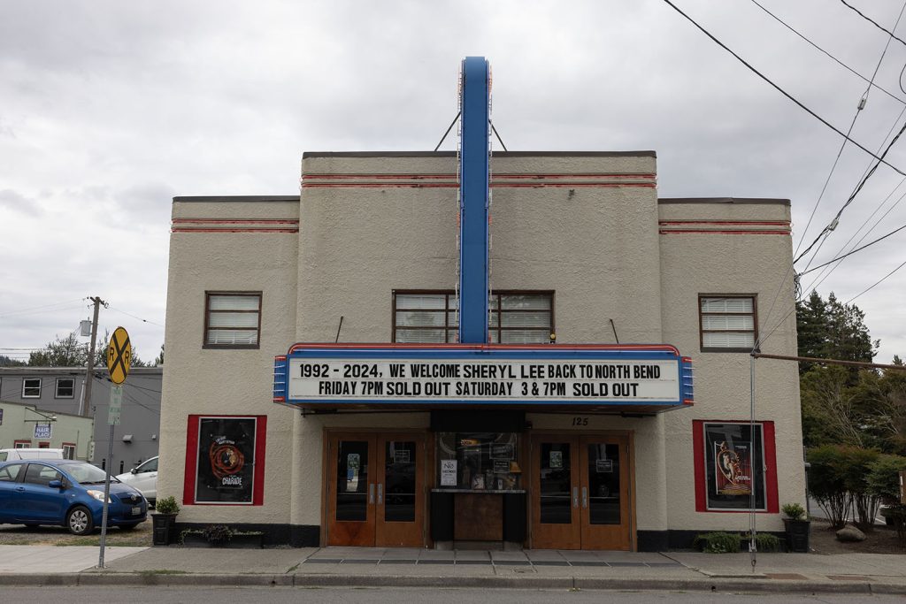 Exterior of North Bend Theatre