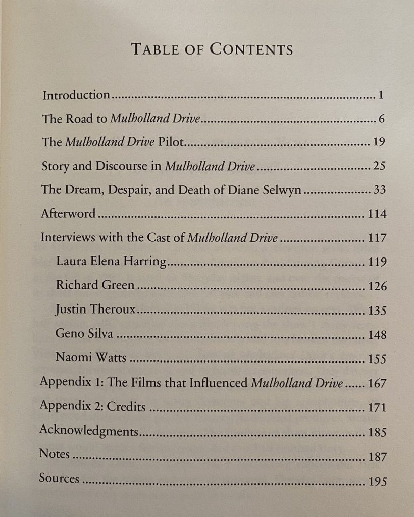 Table of Contents