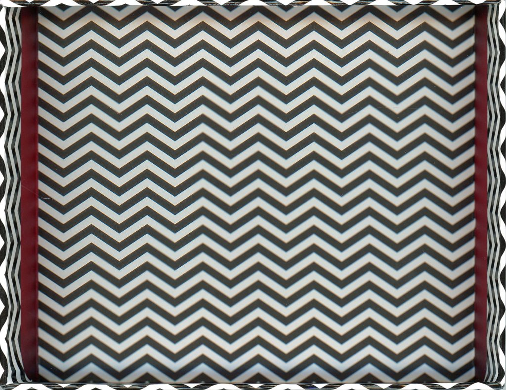 Black and White chevron pattern