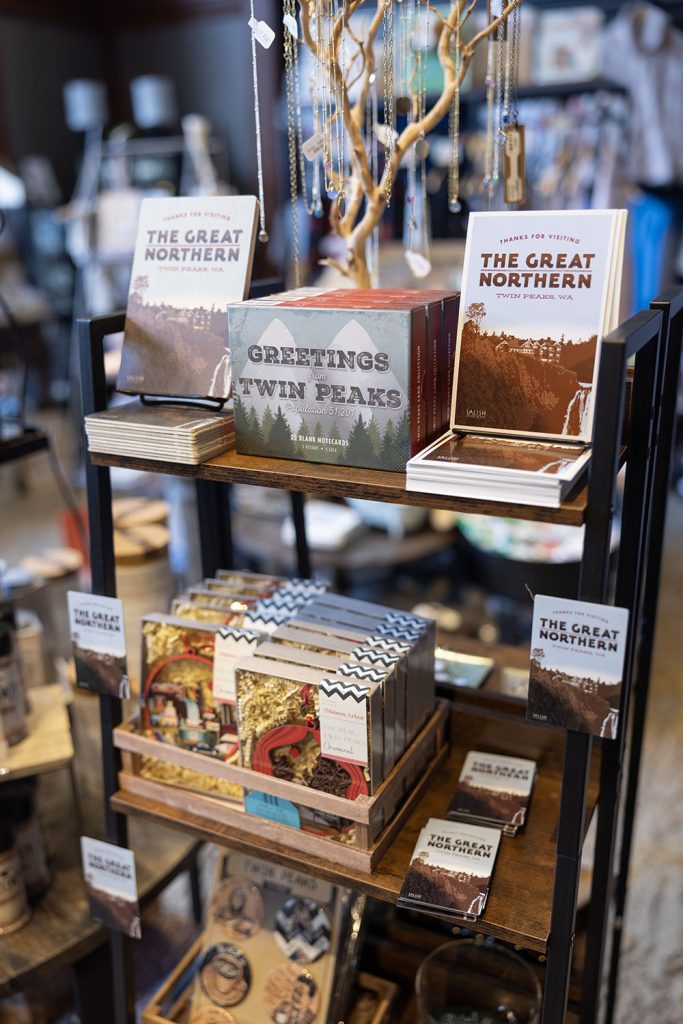 Display at Salish Lodge Gift Shop