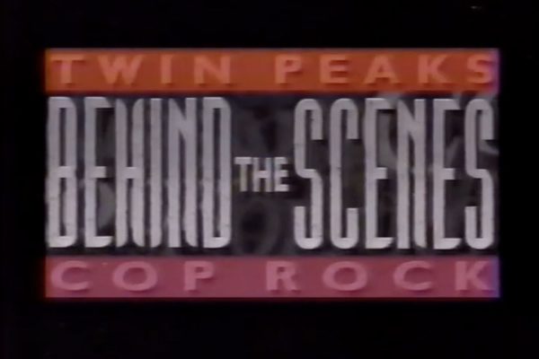 Behind the Scenes Twin Peaks Cop Rock logo