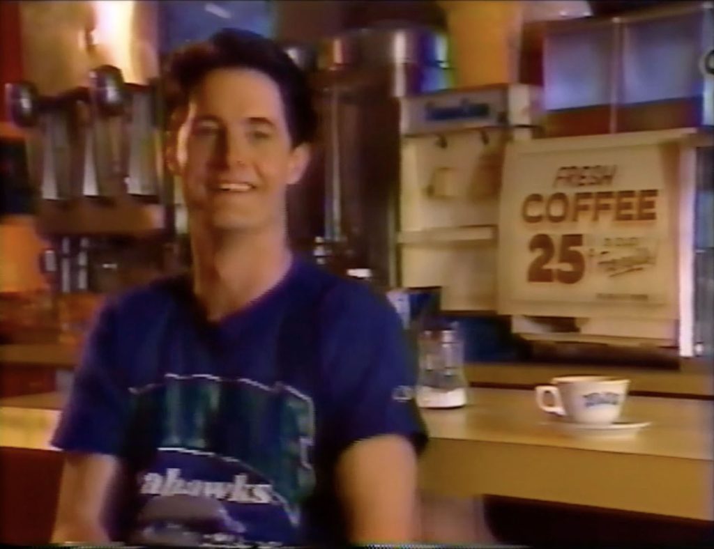 Kyle MacLachlan on set of Double R Diner