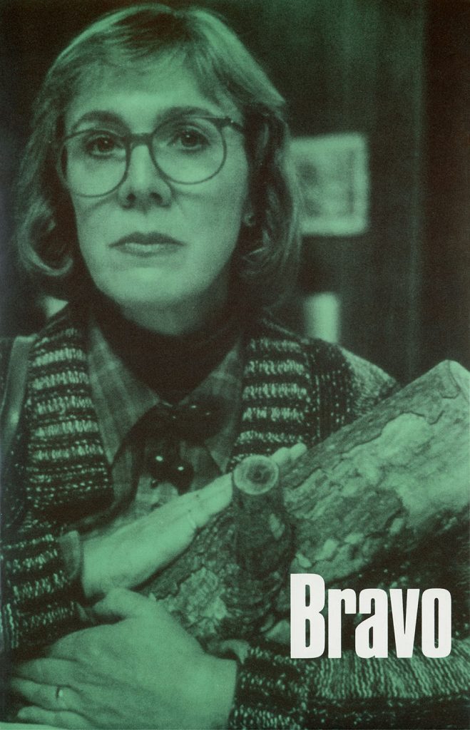 Log Lady Holding a log