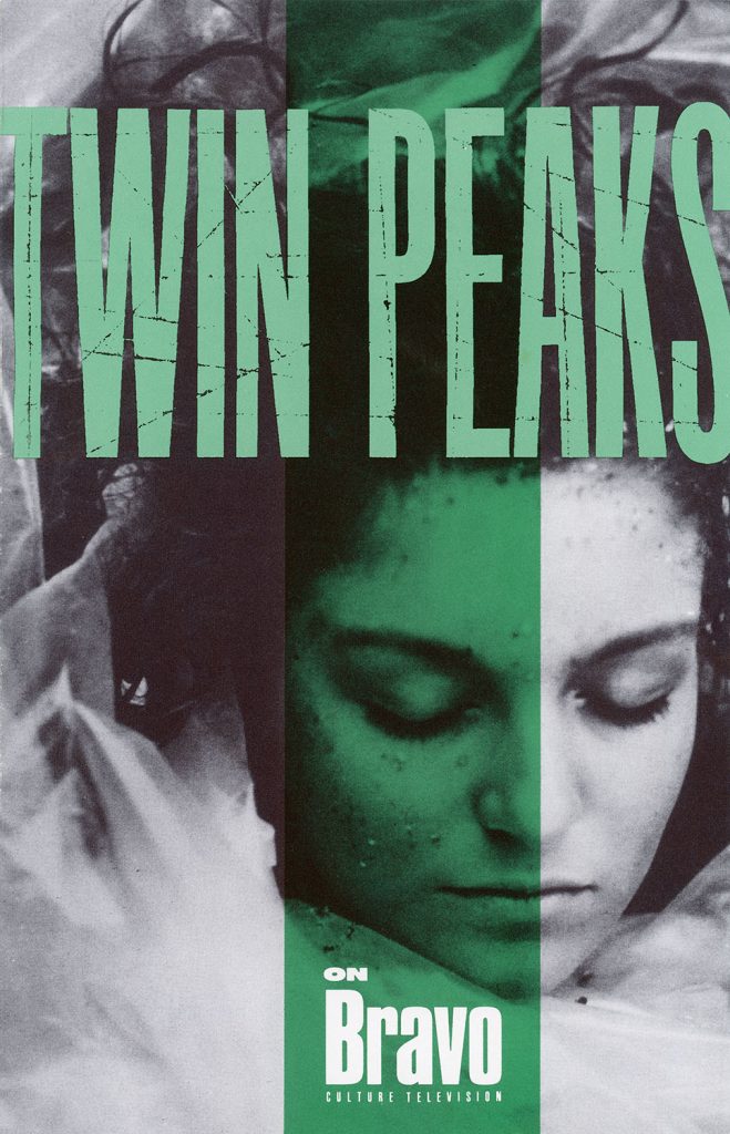 Cover of flyer with Laura Palmer's image