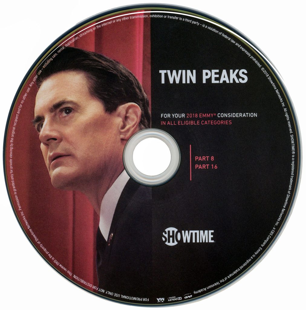 DVD with image of Special Agent Dale Cooper