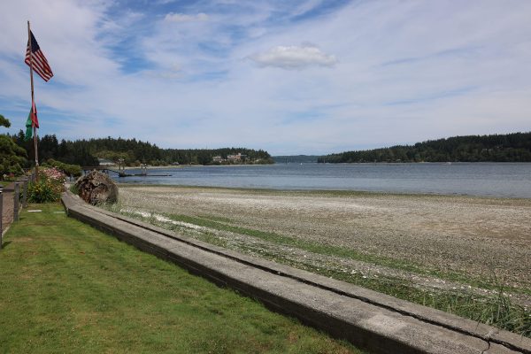 Spot along Kiana Lodge shore where Laura Palmer's log was located