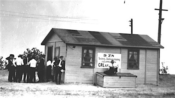 Black and white image of a house