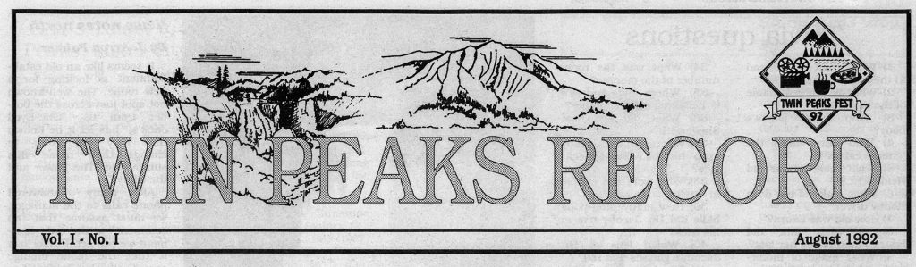 Twin Peaks Record masthead