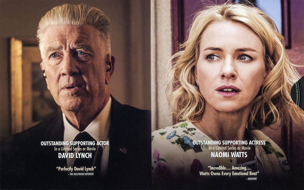 David Lynch as Gordon Cole and Naomi Watts as Janey-E Jones