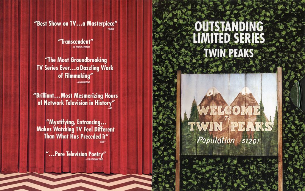 Showtime For Your Emmy Consideration with Welcome to Twin Peaks sign