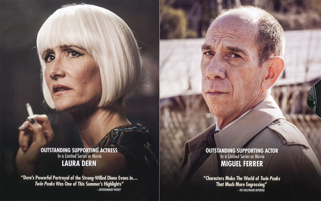 Laura Dern as Diane Evans and Miguel Ferrer as Albert Rosenfield