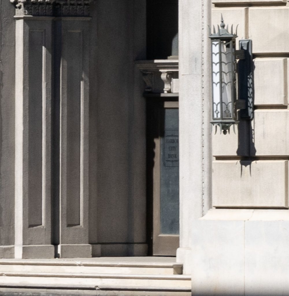 Bank building exterior on Universal Studios Hollywood Studio Tour