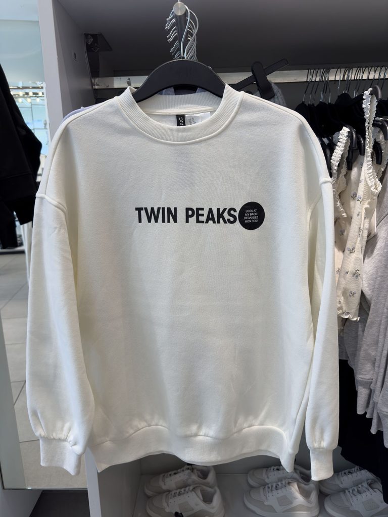 front of Twin Peaks Sweatshirt