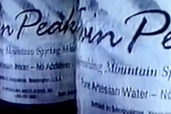 Twin Peaks Mountain Spring water