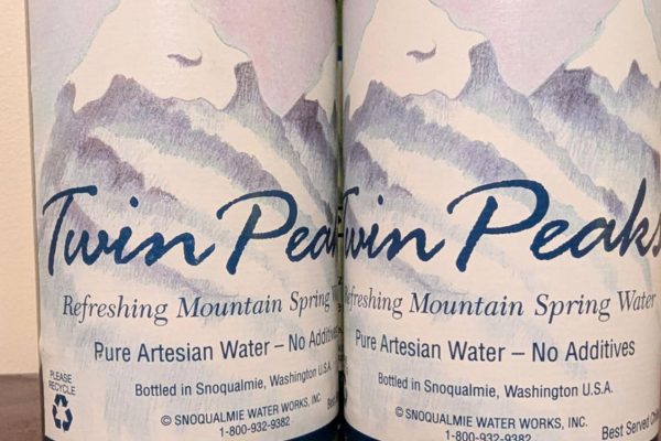 Twin Peaks Water Bottle Labels