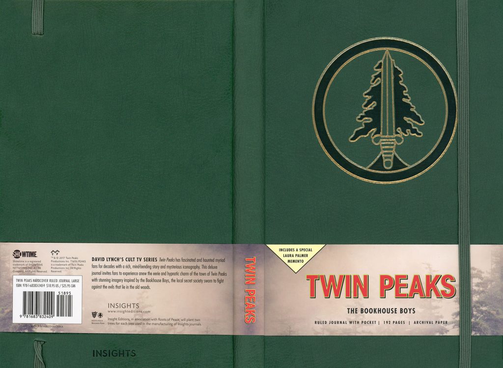 Front and back cover of The Bookhouse Boys Journal by Insight Editions