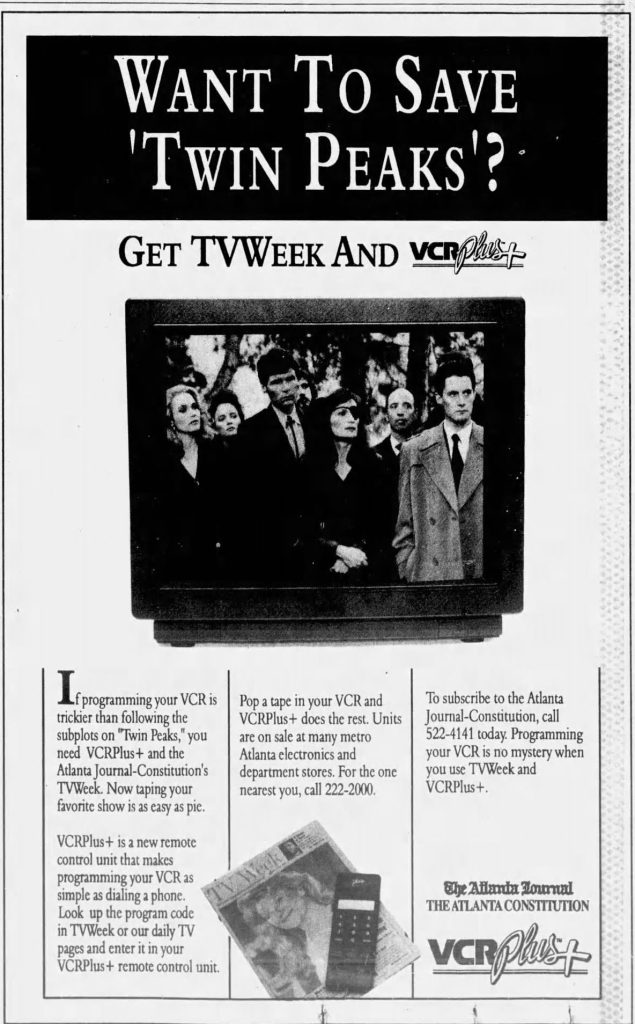 Advertisement in The Atlanta Journal, March 28, 1991