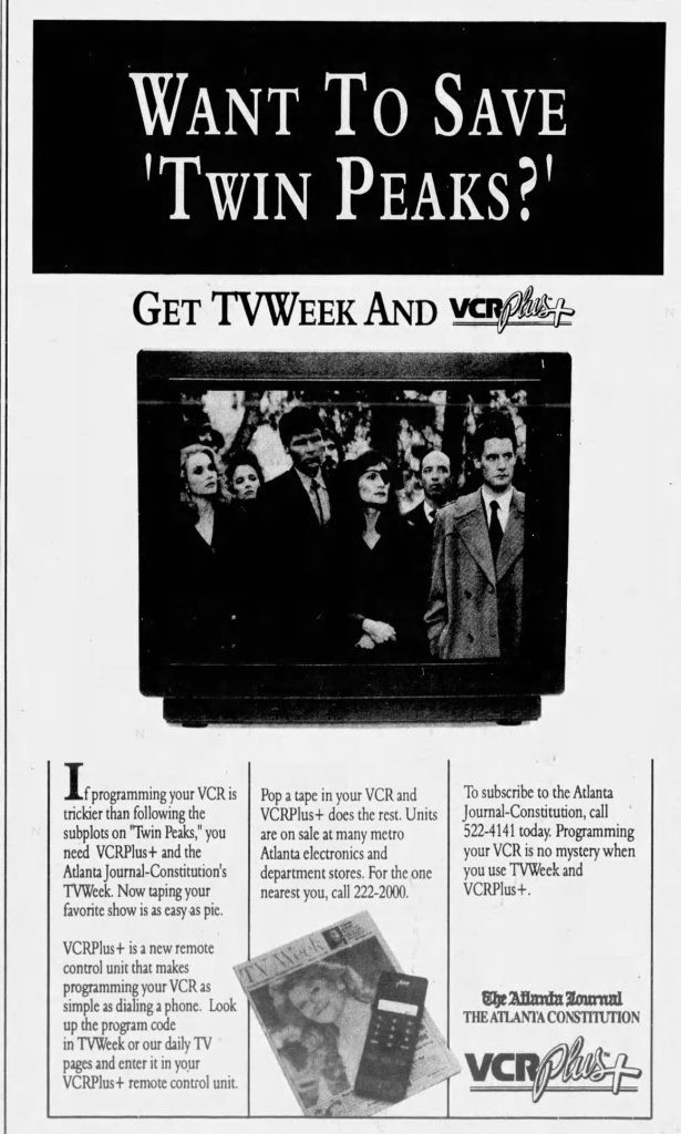 Advertisement in The Atlanta Journal, April 18, 1991