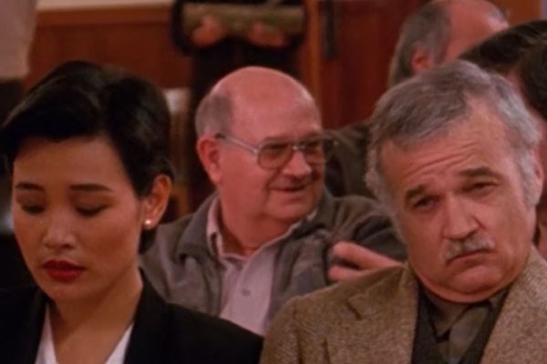 Guy seated behind Josie Packard in the Twin Peaks Pilot