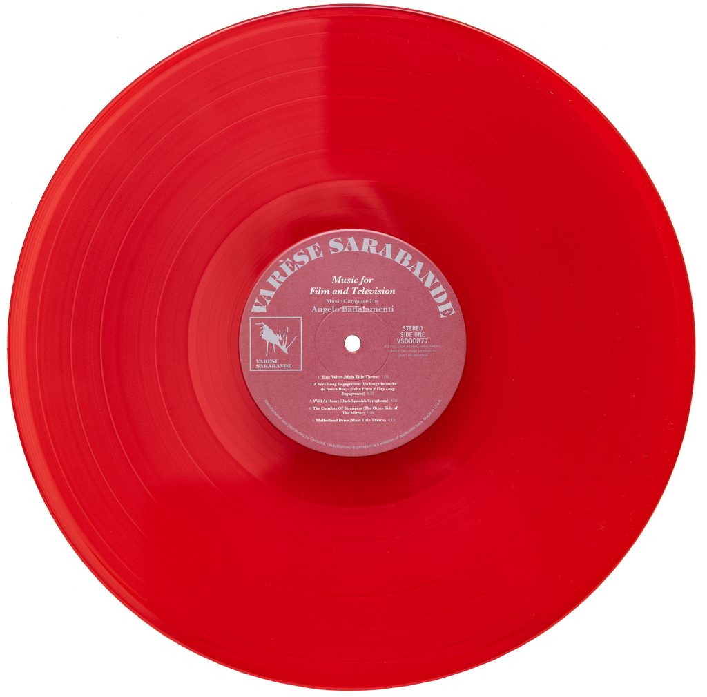 Red vinyl album