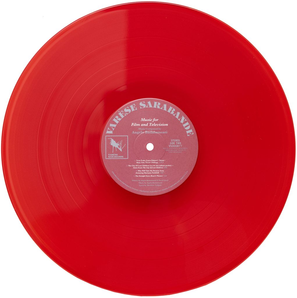 Red vinyl album