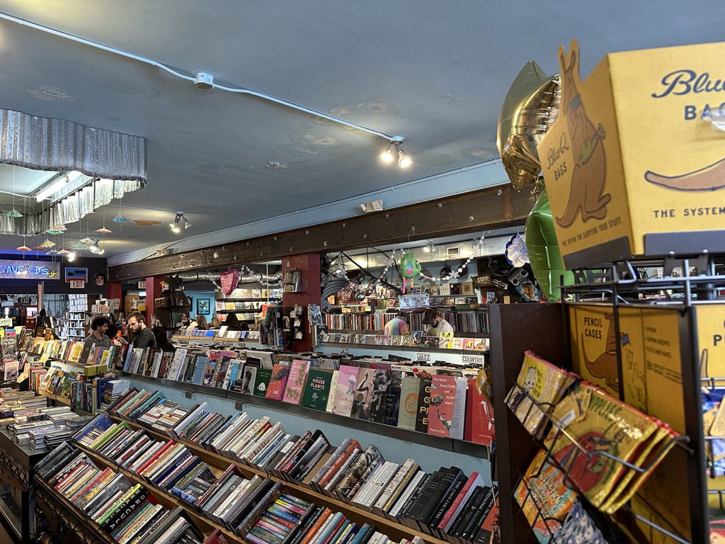 Inside of Park Ave. CDs