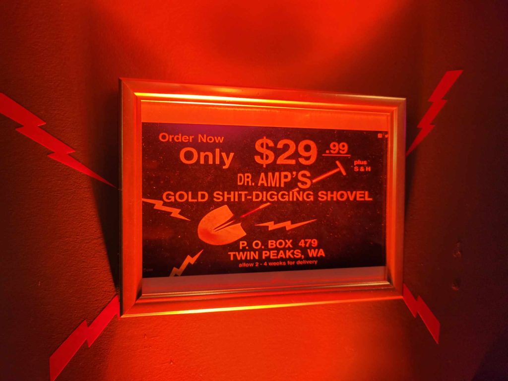 Dr. Amp's Golden Shovel sign