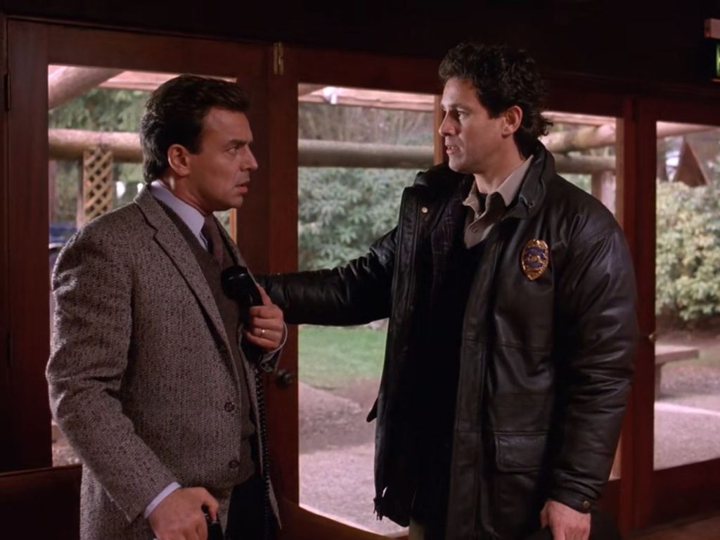 Leland Palmer and Sheriff Truman