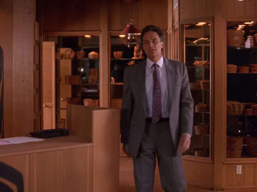 Ben Horne in the lobby of The Great Northern Hotel