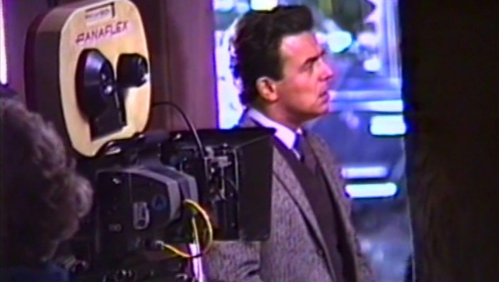 Panaflex film camera in the Lobby of the Kiana Lodge with Ray Wise