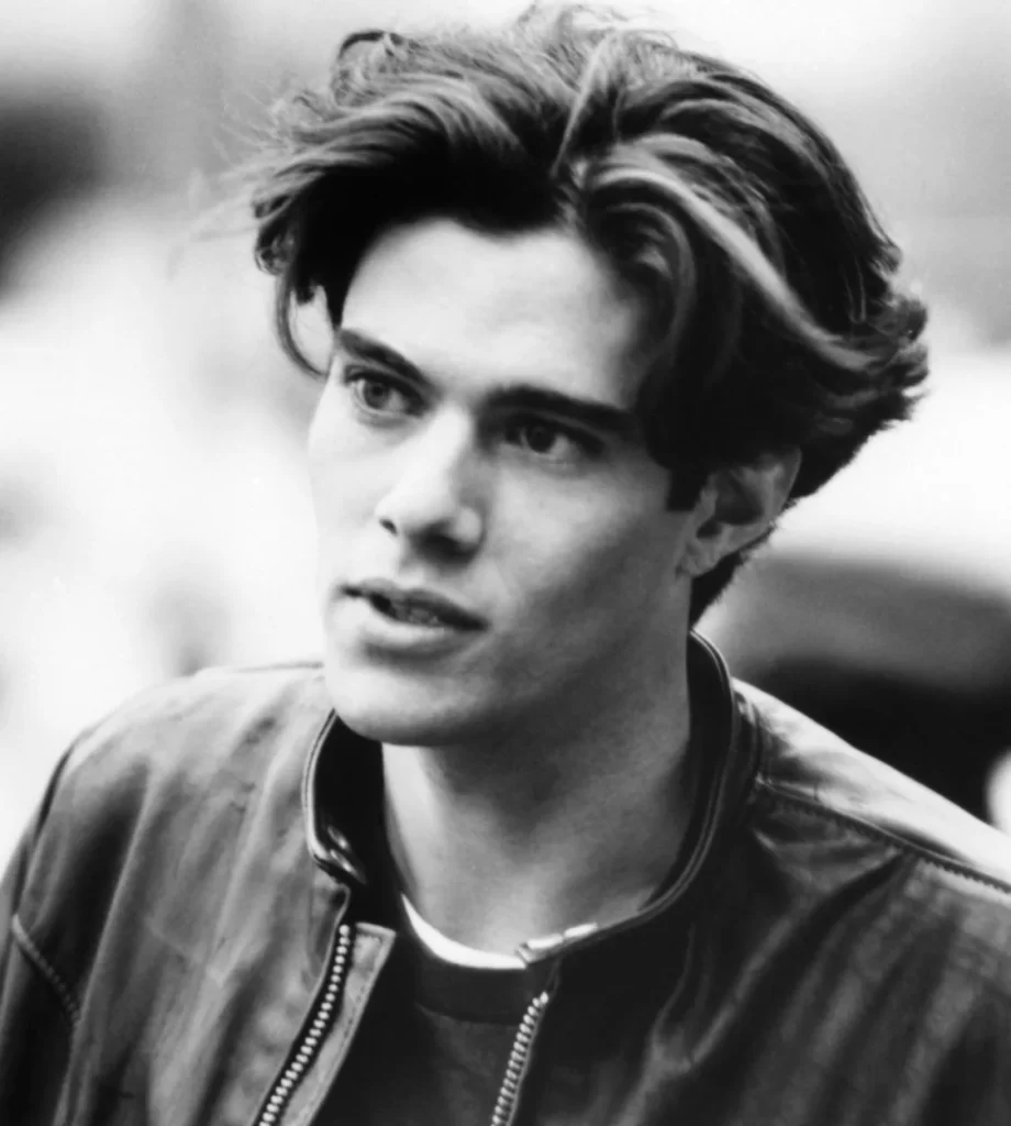 Black and white image of Dana Ashbrook