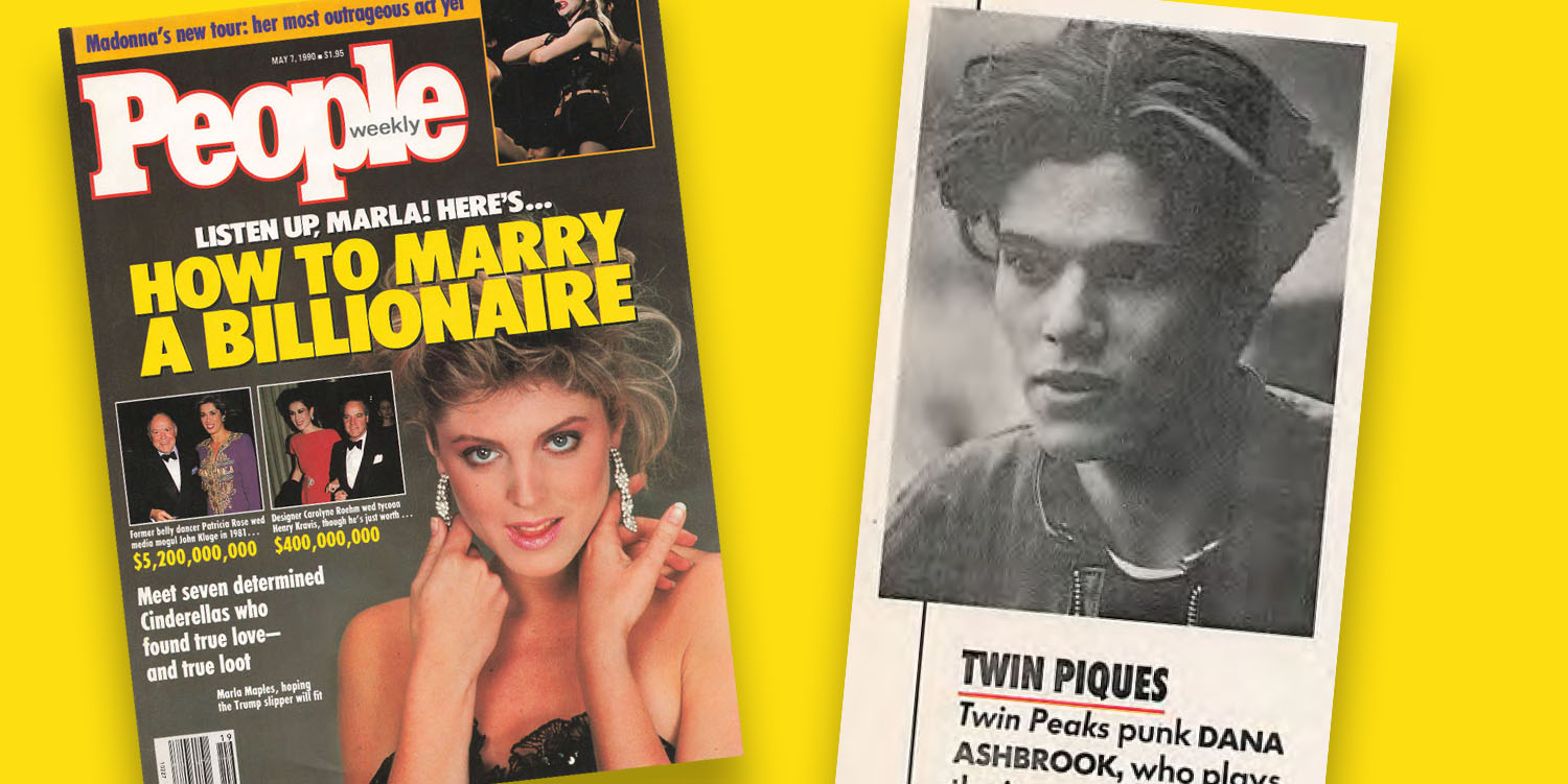 Cover of People Magazine and image of Dana Ashbrook