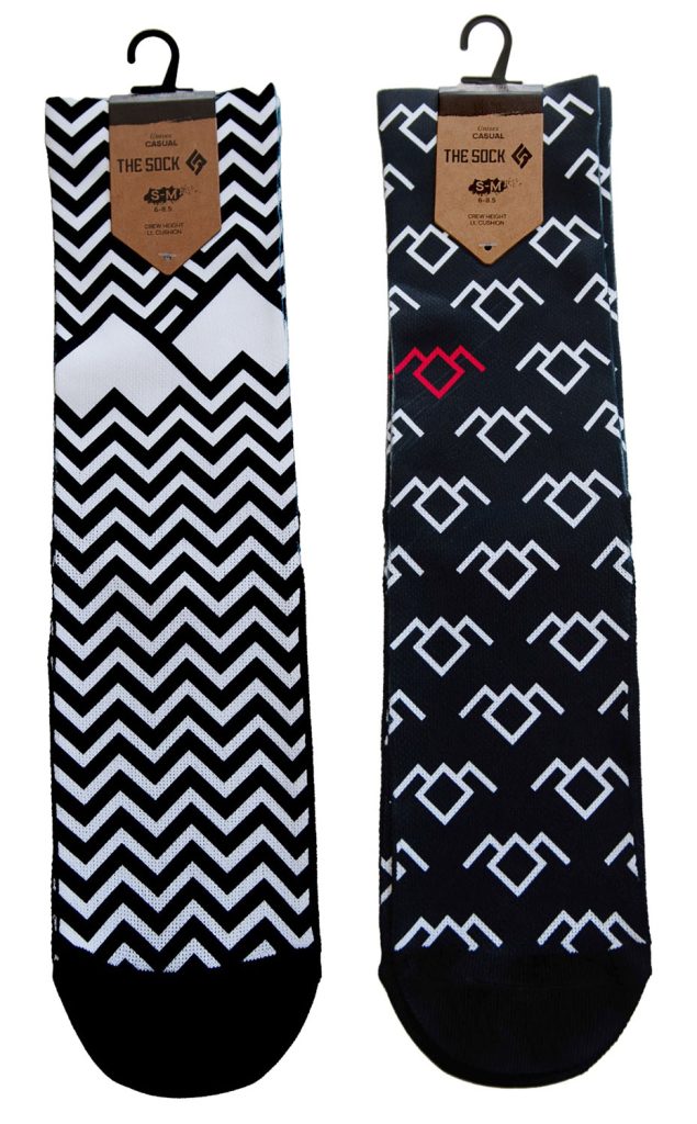 Twin Peaks Themed Socks