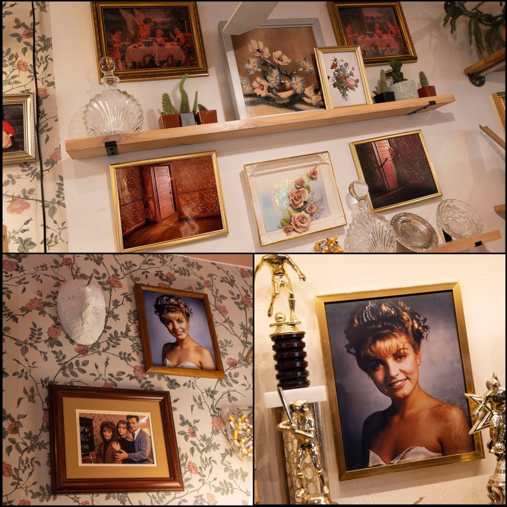 Photo collage of framed images