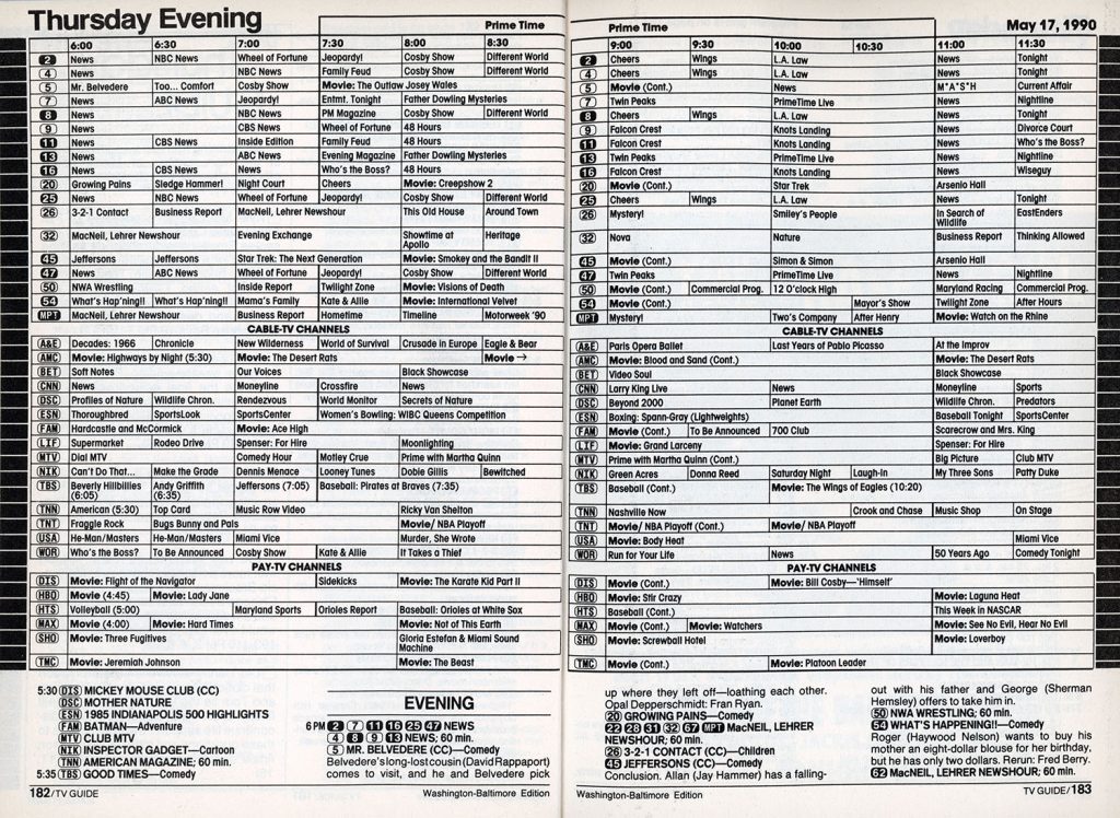 TV Listing