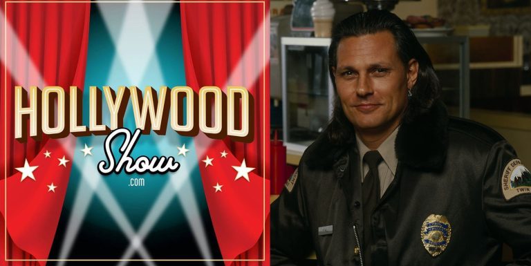 Hollywood Show logo and Michael Horse