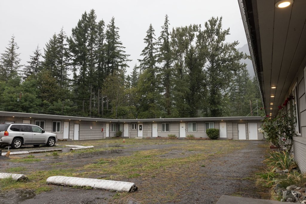 Courtyard of Mt. Si Motel