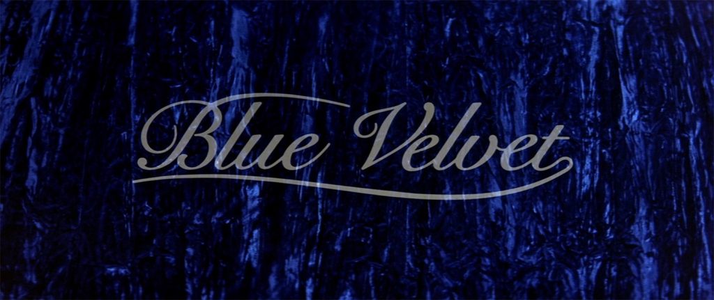 Blue Velvet title card