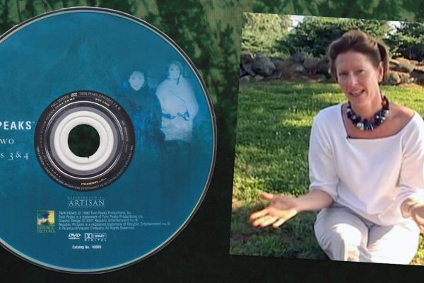 Header image with Twin Peaks DVD and an image of Tina Rathborne sitting on grass