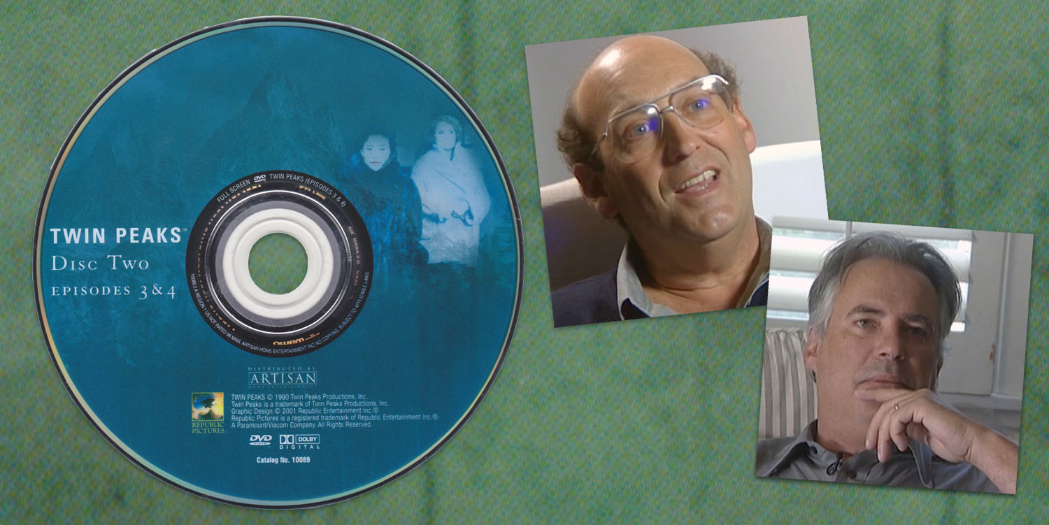 DVD with images of Tim Hunter and Bob Engels against a green background