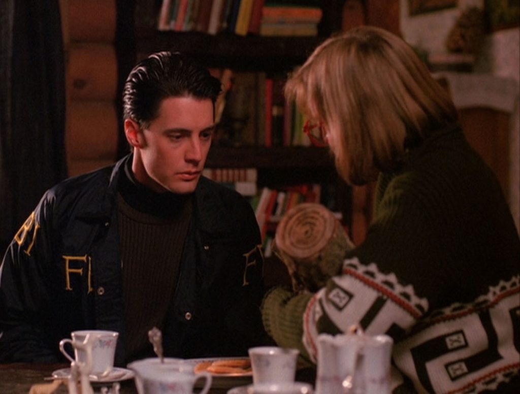 Agent Cooper Speaking to the Log Lady's log