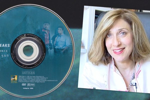 DVD next to a picture of Lesli Linka Glatter