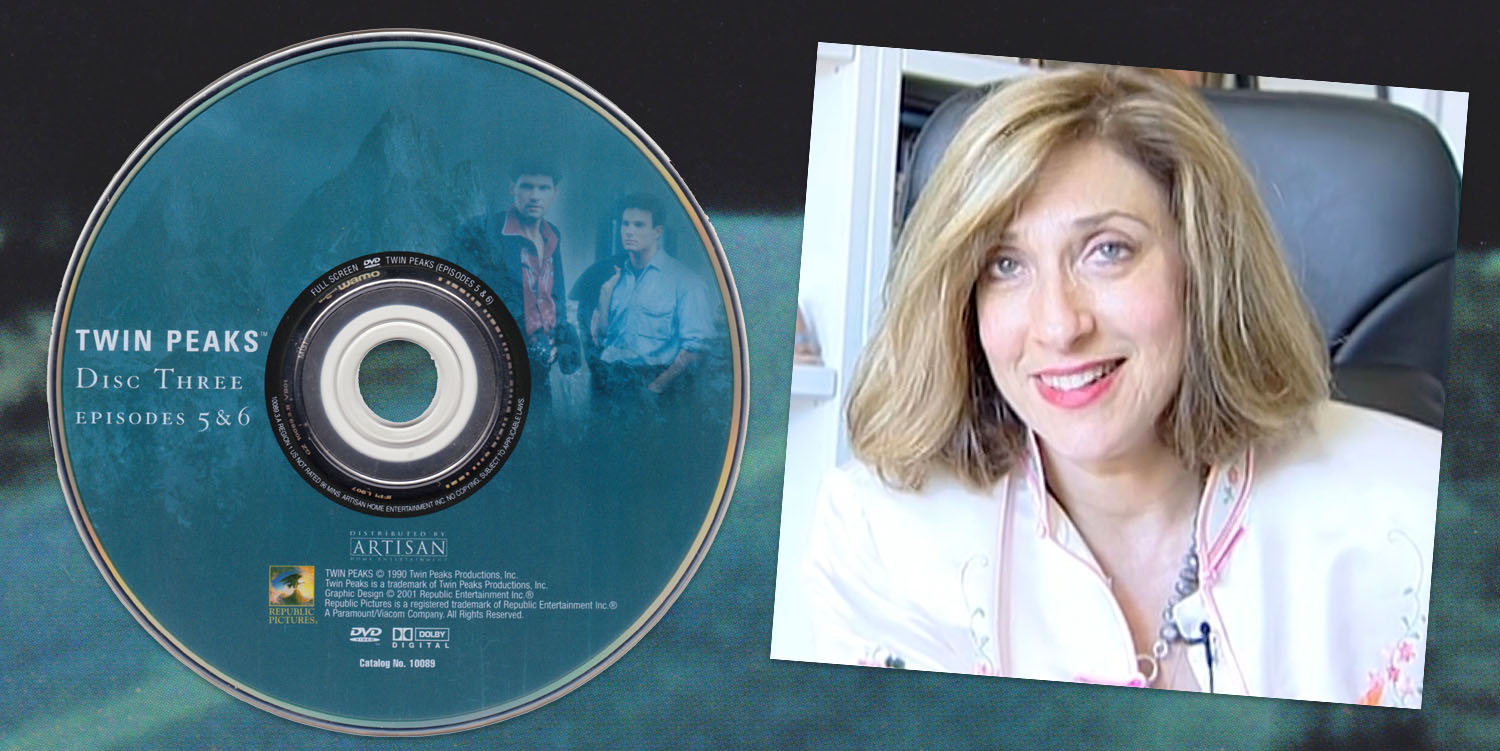 DVD next to a picture of Lesli Linka Glatter