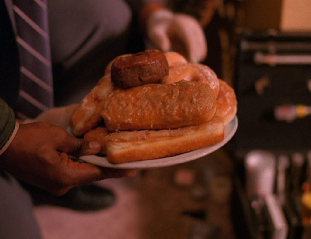 Plate of doughnuts in Jacques Renault's apartment