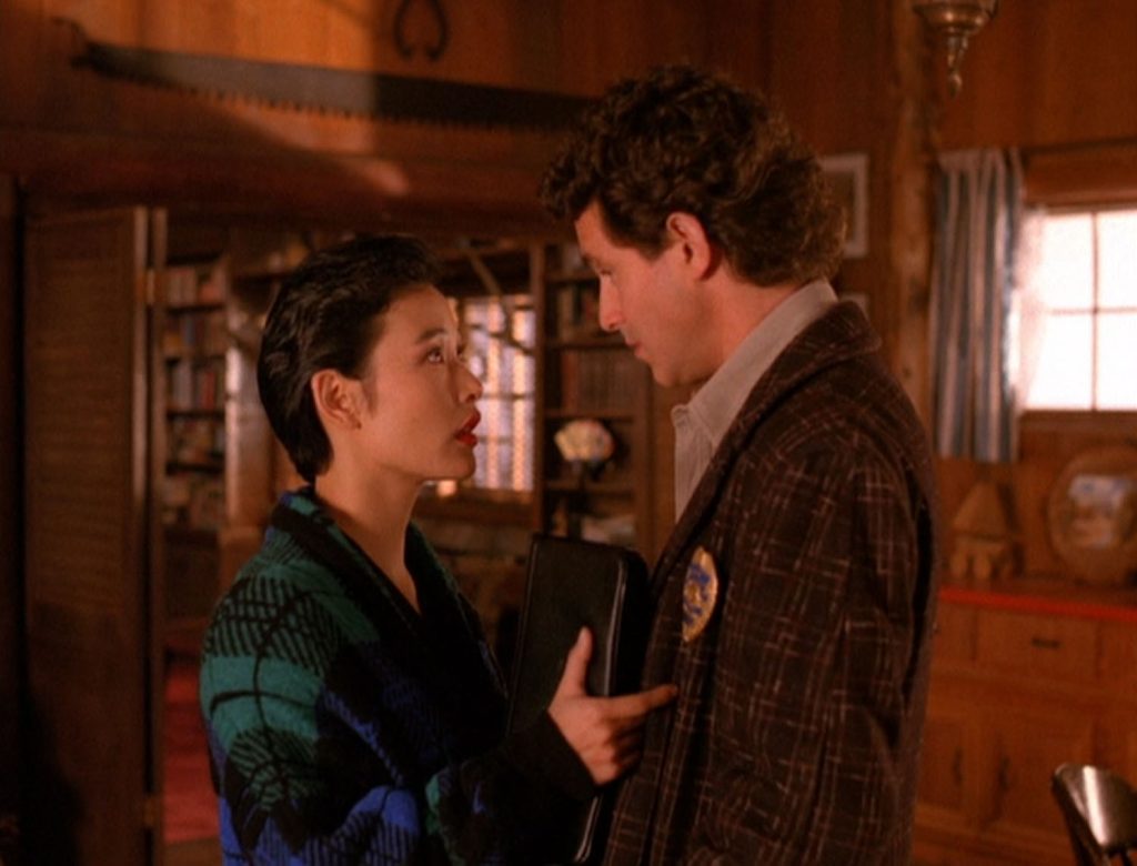 Josie Packard and Sheriff Harry S. Truman at Blue Pine Lodge